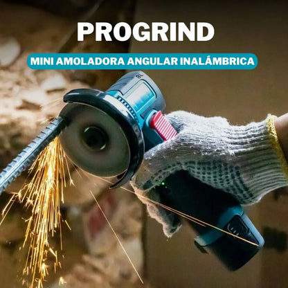 PROGRIND™ - MINI AMOLADORA ANGULAR INALAMBRICA + 2 BATERÍAS