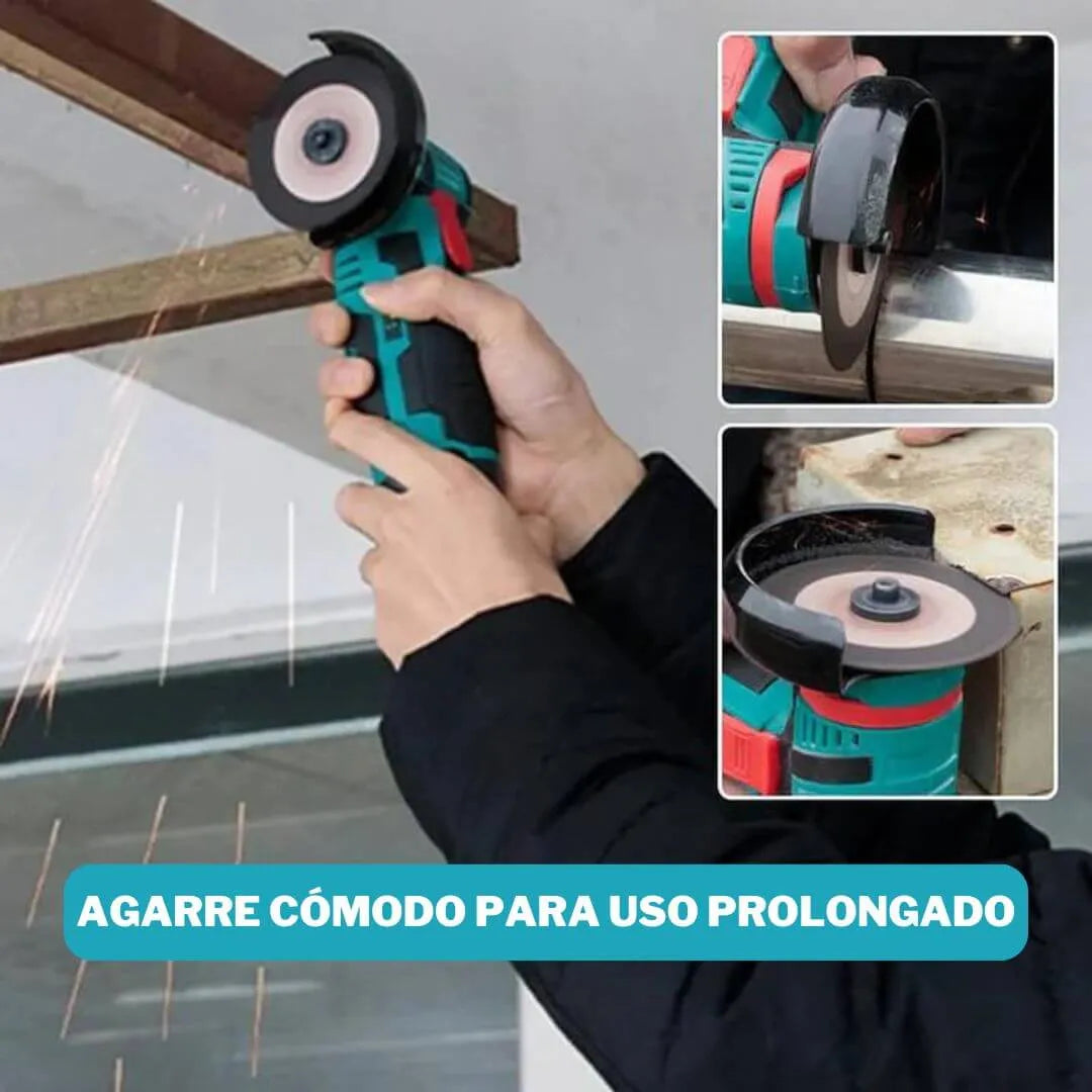 PROGRIND™ - MINI AMOLADORA ANGULAR INALAMBRICA + 2 BATERÍAS