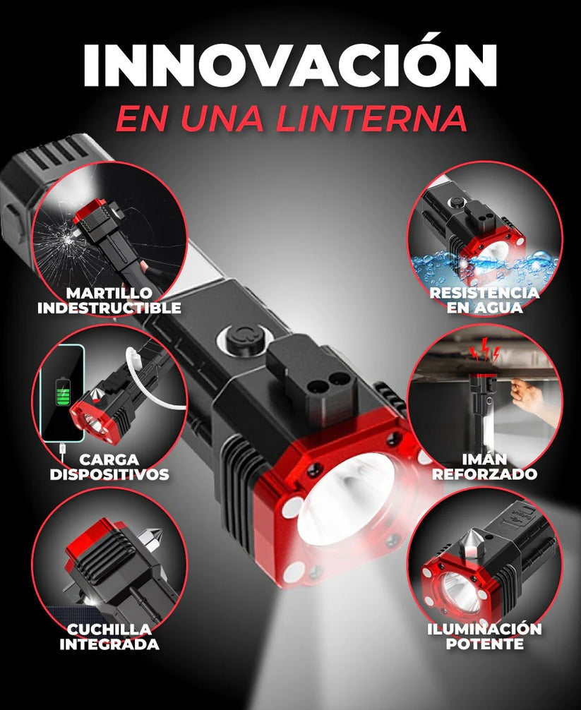 **PROMO 2 POR 1** Linterna Indestructible Súper Potente 6 en 1 PowerLUMEN™ + Regalo 🎁