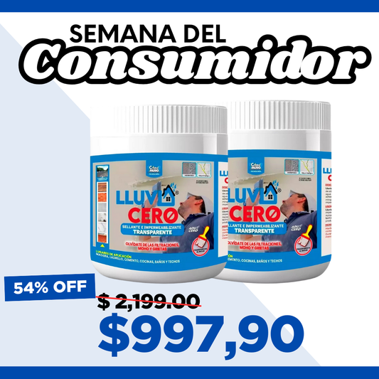 COMPRE 01 UNIDAD Y RECIBA 02 UNIDADES | 2x500ml |Sellador de Grietas Súper Resistente al Água + REGALO