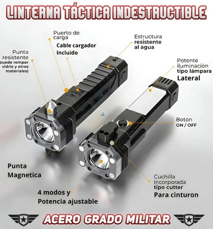 **PROMO 2 POR 1** Linterna Indestructible Súper Potente 6 en 1 PowerLUMEN™ + Regalo 🎁